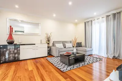 a living room with a couch and a table at Uptown Sea View by Homie in Funchal