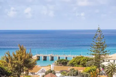a view of the ocean and a pier at Villa Bella Mar by Homie in Porto Santo