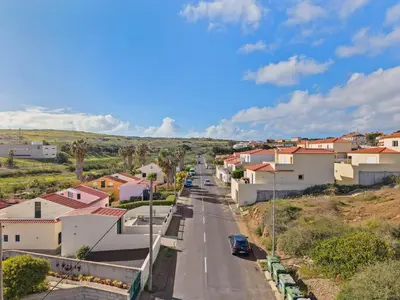 a street in a small town with houses at Casa Yucca - Porto Santo Island in Porto Santo