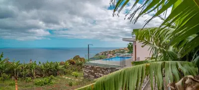 a house with a view of the ocean at Villa Azinhaga in Gaula