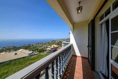 a balcony with a view of the ocean at Casa do Tornadouro by Mth in Ponta do Sol