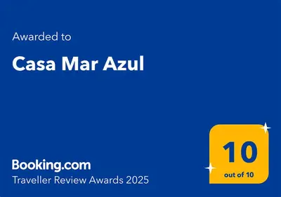 a yellow box with the textouched to caasma mar azul at Casa Mar Azul in Arco da Calheta