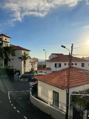 a view of a city street with buildings at Funchal Balcony in Funchal