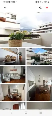 a collage of photos of a building at Vista Infante Apartments in Funchal
