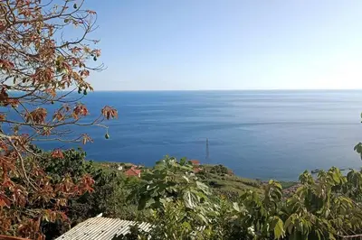 a view of a large body of water at Casa Bela Vista Studio 2 in Ribeira Brava