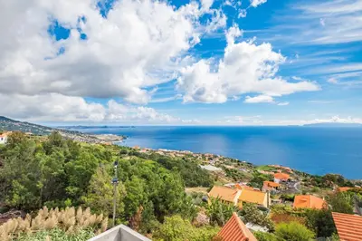 a view of the ocean from a house at Casa Jose Antonio B by Homie in Gaula