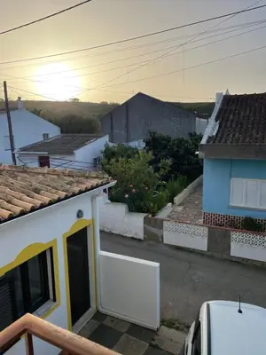 a view from the balcony of a house at Casa Bellarosa in Raposeira