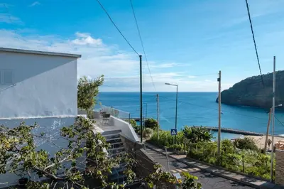 a view of the ocean from a building at GuestReady - Machico sea view residence - B in Machico