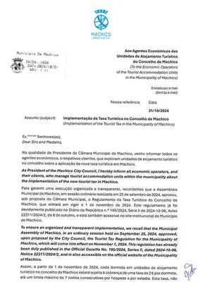 a page of a research paper with a letter at House Luís Ornelas in Fajã do Mar