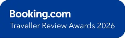 a blue sign that says boatingcom traveler review awards at Achada Sol in Funchal