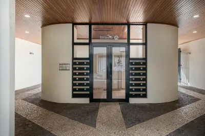 an empty room with a door in a building at Casa da Cidade by An Island Apart in Funchal