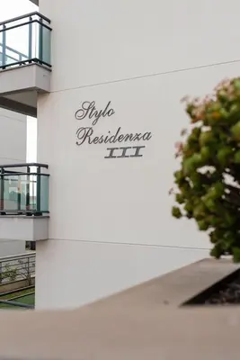 a sign on the side of a building at Luxurious Lido-Sun Island X1V Apt.Free parking in Funchal