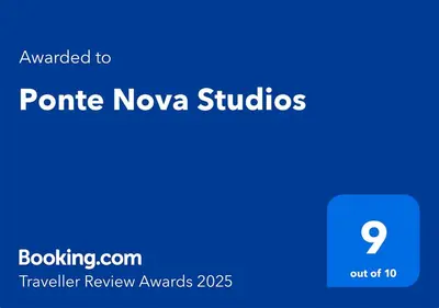a screenshot of a phone with the words panic nova studios at Ponte Nova Studios in Funchal