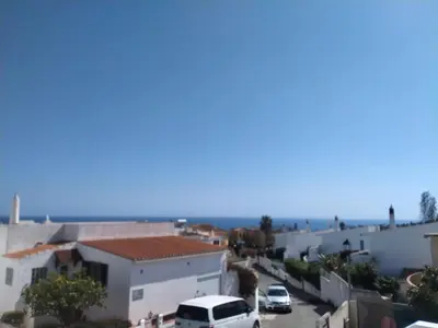 a view of a street in a town at Casa Serra e Mar in Luz