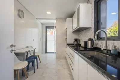 a kitchen with a sink and a counter top at Contemporary Residence B by Homie in Funchal