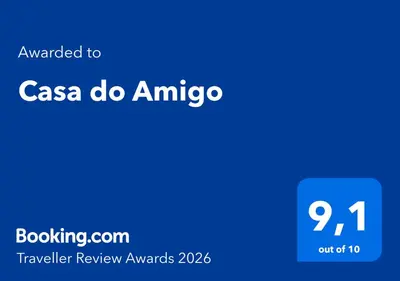 a blue sign with the words casa do amigos at Casa do Amigo in Seixal