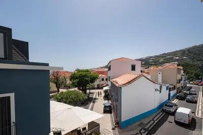 a view of a street in a town with buildings at Santa Cruz II by An Island Apart in Santa Cruz