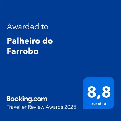 a screenshot of a cell phone with the text awarded to palifa do farro at Palheiro do Farrobo in Porto Moniz