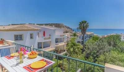 a view from the balcony of a villa at Casa dos Zefiros in Luz
