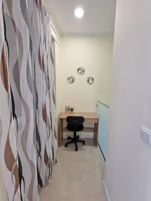 an office with a desk in a room at Atlantic Garden Santa Luzia 46 in Funchal