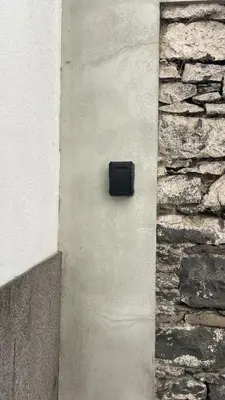a briefcase sitting on the side of a wall at Infante Funchal Centrum in Funchal