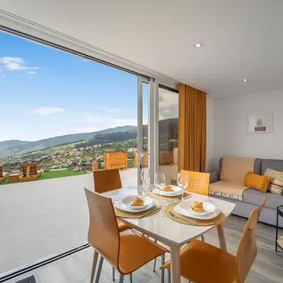 Brand new private modern apartment with Patio and Sea View