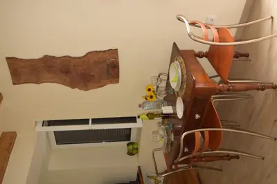 a room with an air conditioner and a machine at Sonho Paixão in São Vicente