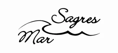 a black handwriting text saves man on a white background at Sagres Mar in Sagres