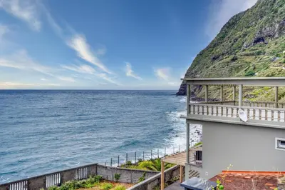 a view of the ocean from a house at Casa da Rocha by Pleasantconcept in Santana