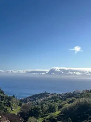 a view of a large body of water at Sunset Valley House in Ribeira Brava