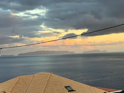 a view of the ocean from the roof of a building at LOV - Lombadinha Ocean View in Gaula