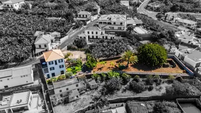an aerial view of a house at Calheta Traditional in Arco da Calheta