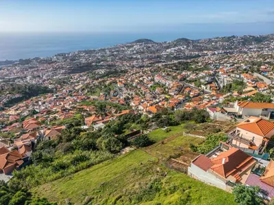 an aerial view of a city with houses at Skyline Heights by Homie in Funchal