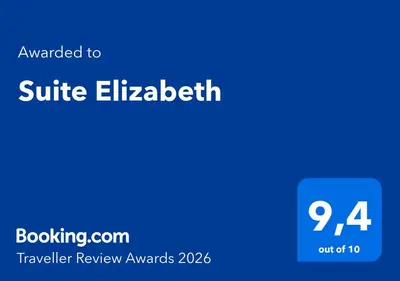 a blue rectangle with the textouched to suite elizabeth at Suite Elizabeth in Funchal