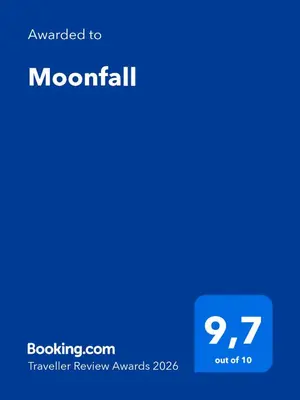 a screenshot of a cell phone with the text upgraded to monarch at Moonfall House in Arco da Calheta