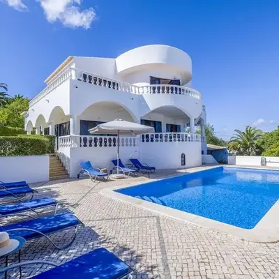 Spacious villa with sea view and heated pool - Luz - Casa Amizade