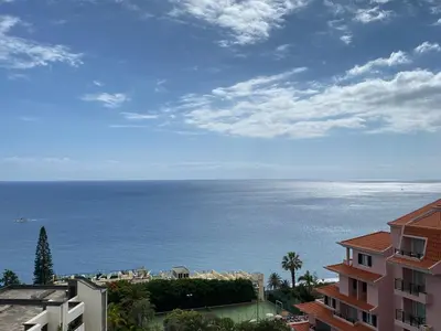 a view of the ocean from a building at Vista Formosa in Funchal