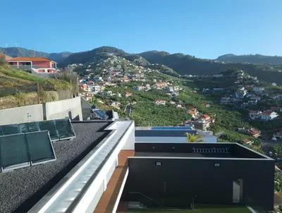 a view from the roof of a house at Casa da Lombada in Ponta do Sol