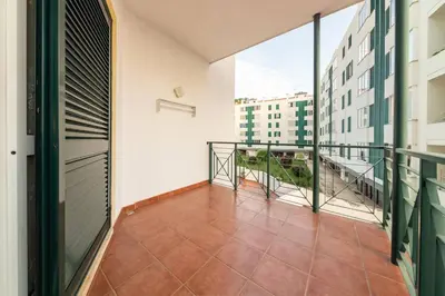 a balcony with a view of a building at Gorete Apartment by Mth in Funchal