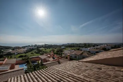 a view from the roof of a house at Apt. Arribas in Luz
