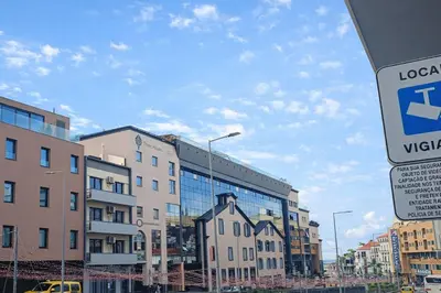 a view of a city with buildings at Oudinot Residence by Mercado dos Lavradores com AC in Funchal