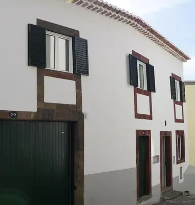 a balcony with a view of a building at Alamos Charming Apartment - View in Funchal