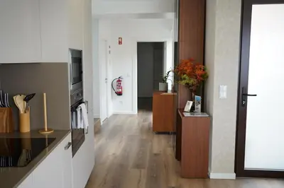 a bathroom with a sink and a shower at Vila Ladeira dos Zimbreiros - 3 bedroom, Jacuzzi, gym, AC, Pool with optional heated water in Paul do Mar