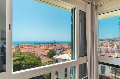 a view from a window of a city at Elias Garcia T3 Apartment in Funchal
