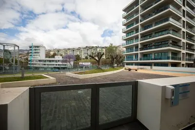 a view from a balcony of a building at Monumental Garden Loft by Rent-a-Key in Funchal