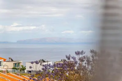 a view of a city street with buildings at Sapphire Scape Assomada Madeira by GRM in Bicas