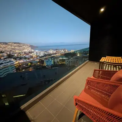 Sky-High Elegance Top-Floor Views of City