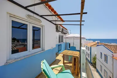 a view from the balcony of a house at Casa Dos Netos in Burgau