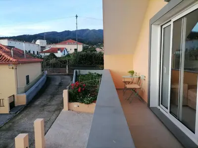 a view from the balcony of a house at House Vila Santa Ana in Santana