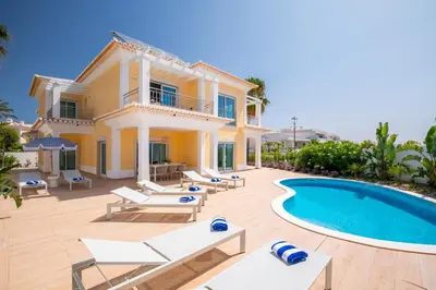 an image of a villa with a swimming pool at Tropical Beach Villa by Blue Diamond 21 in Lagos